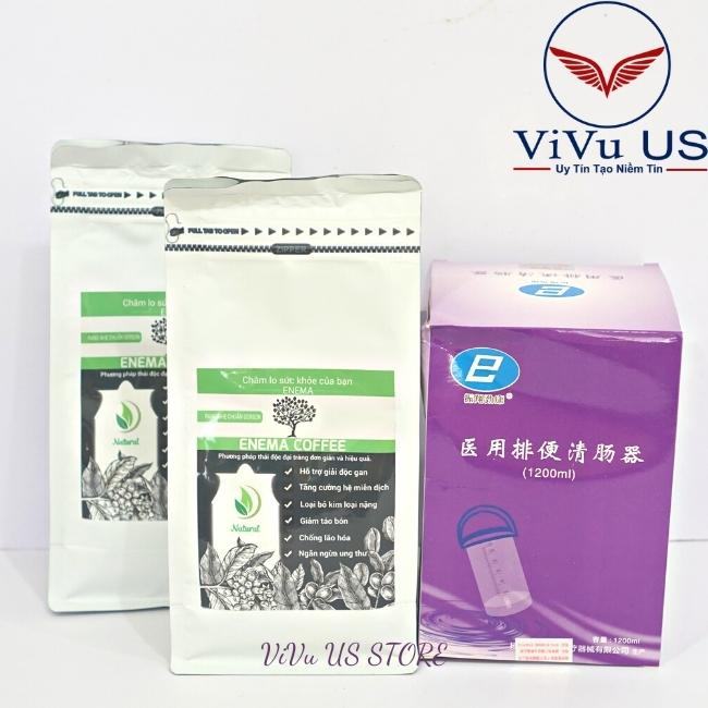 Combo Cà phê thải độc Enema hữu cơ