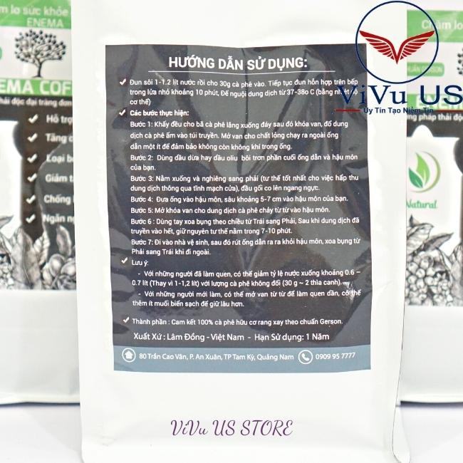 Cách sử dụng Cà phê thải độc Enema hữu cơ