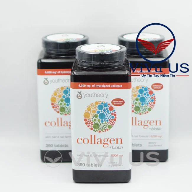 Combo làm đẹp đầu tiên phải kể đến Collagen 390 Viên