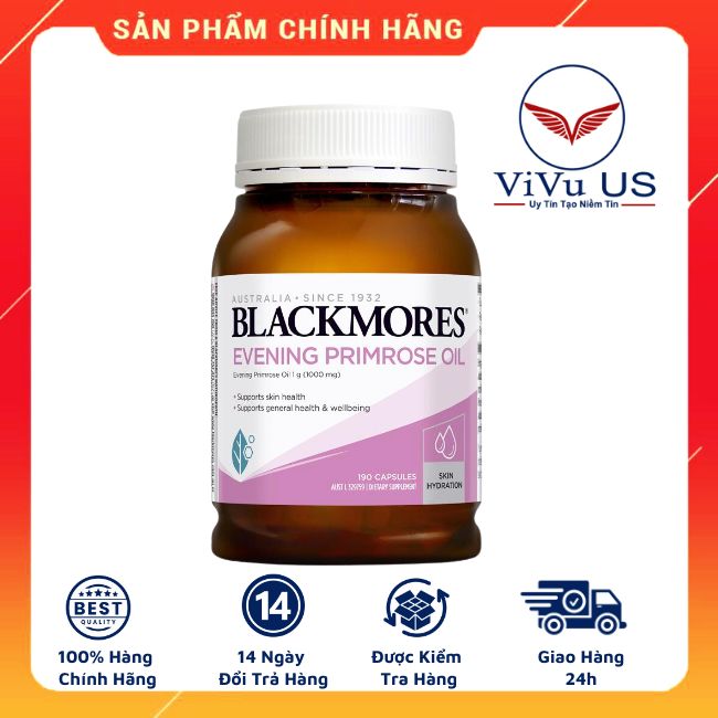 Tinh dầu hoa anh thảo Blackmores Evening Primrose 190 viên mẫu mới nhất