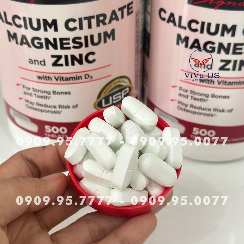 Calcium Citrate Magnesium And Zinc 500 Vien