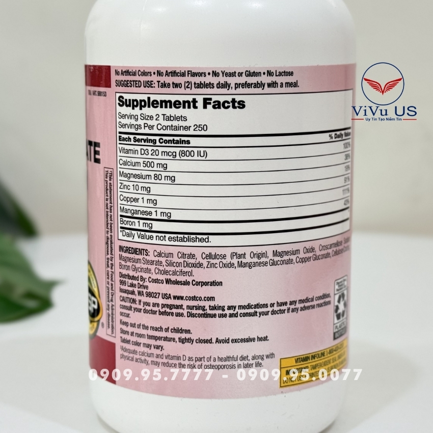 Thanh Phan Calcium Citrate Magnesium And Zinc D3