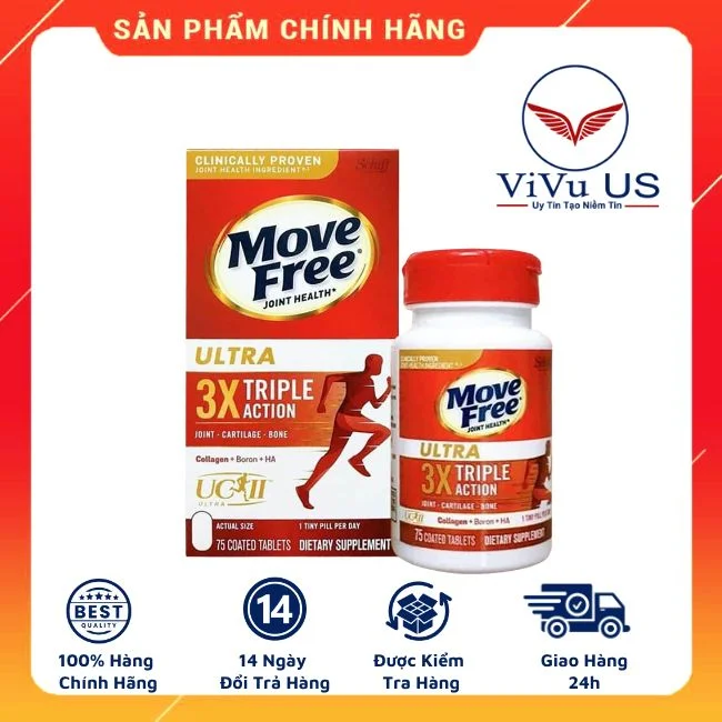 Viên Uống Schiff Move Free Ultra 75 Viên của Mỹ