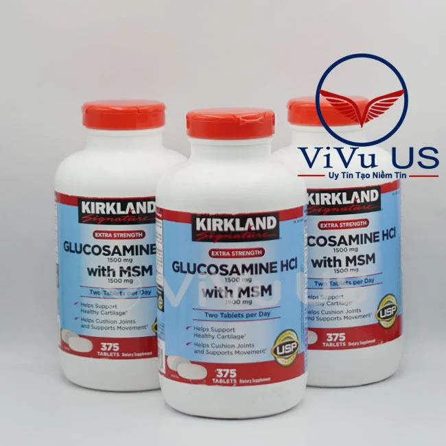 Thuốc bổ xương khớp tốt nhất hiện nay đầu tiên phải nói tới Glucosamine 375 viên