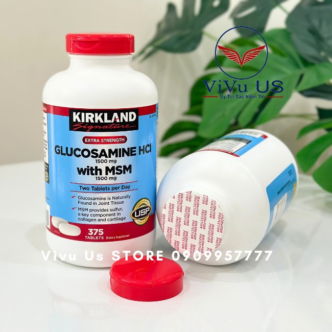 thuoc Glucosamine Hcl 1500mg 375 Vien