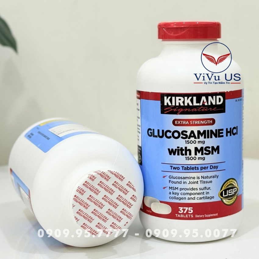 thuoc Glucosamine Hcl 1500mg 375 Vien