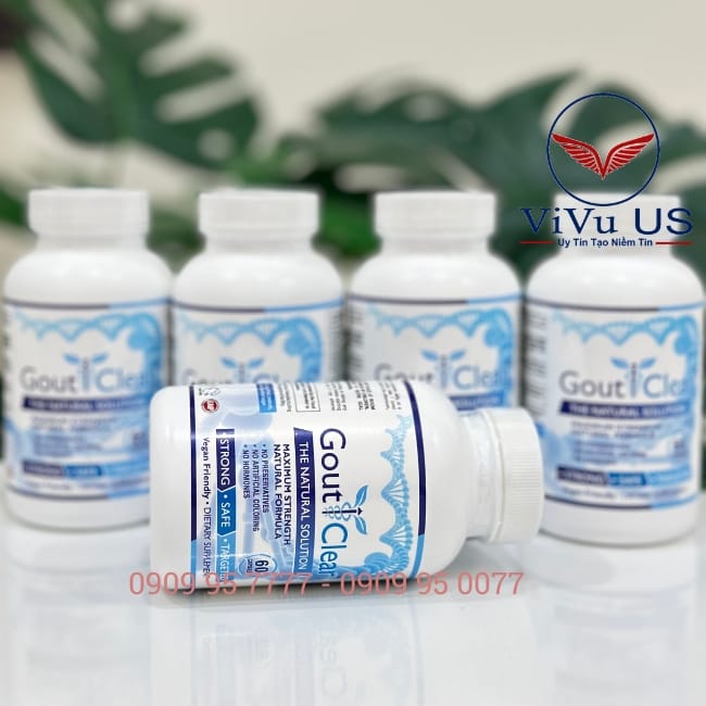 Thuoc Gout Clear 60 vien cua my