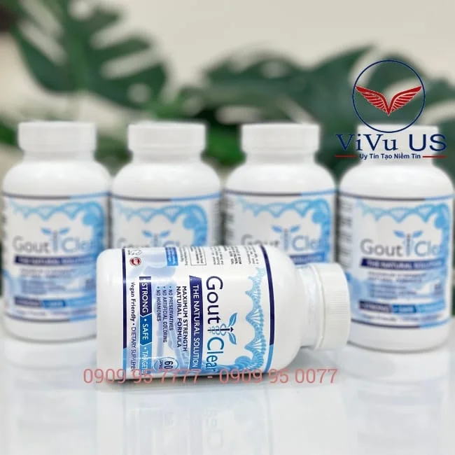 Thuoc Gout Clear 60 vien cua my