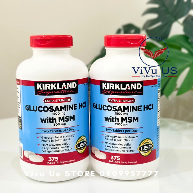 vien uong Glucosamine Hcl 1500mg 375 Vien