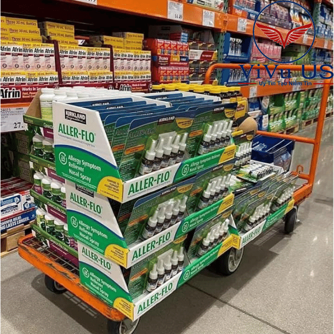 Xe Hàng Mua Xịt Xoang Tại Costco