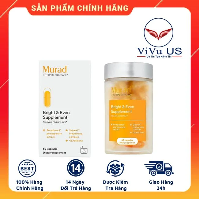 Viên Uống Chống Nắng Murad Pomphenol Sunguard 60 Viên