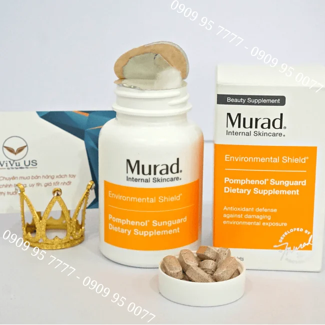 Cách phân biệt viên uống chống nắng murad giả