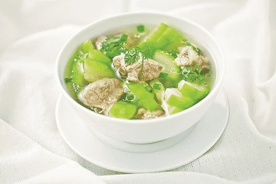 Canh bí xanh sườn lợn