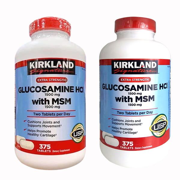 Viên uống bổ khớp Glucosamine HCL 1500mg 375 viên