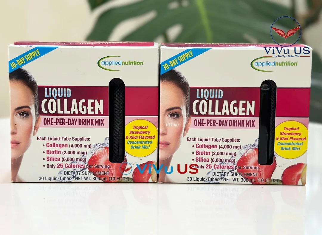 Nước Uống đẹp Da Liquid Collagen Skin 30 Tuýp Của Mỹ