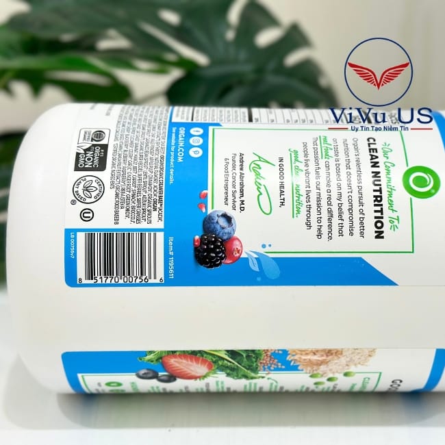 ma vach protein Orgain Organic Protein & Superfoods 1,22kg