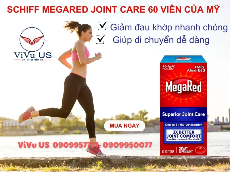 Schiff MegaRed Joint Care 60 vien cua my