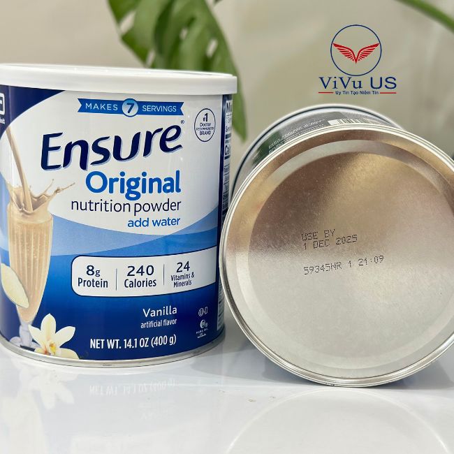 Sữa Bột Ensure Original Nutrition Powder Hộp 400g Của Mỹ