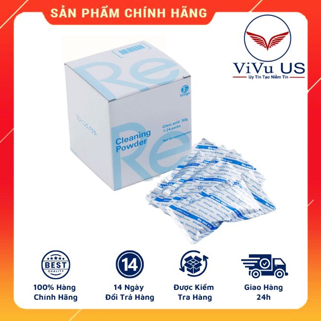 Bột vệ sinh máy lọc nước Kangen Leveluk K8 SD501 Jr hộp 24 gói