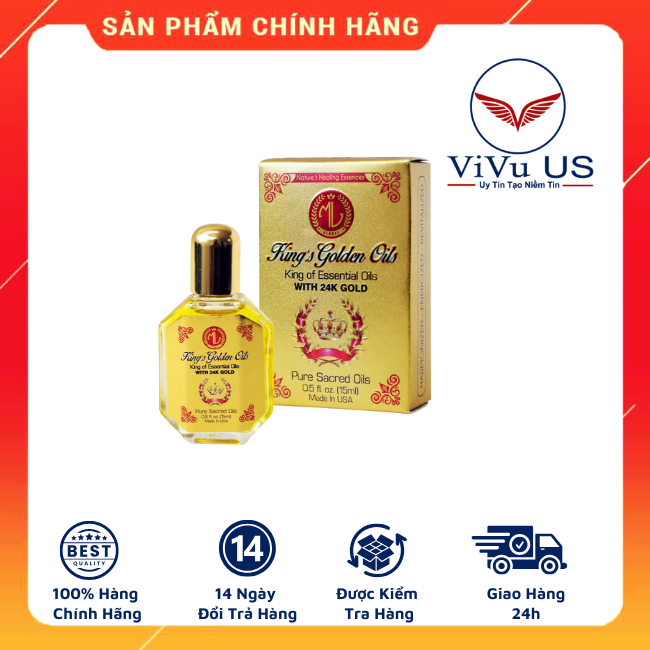Dầu Vàng Thiên Tế King Golden Oils Hàng Nội Địa Mỹ Xách Tay Từ Mỹ