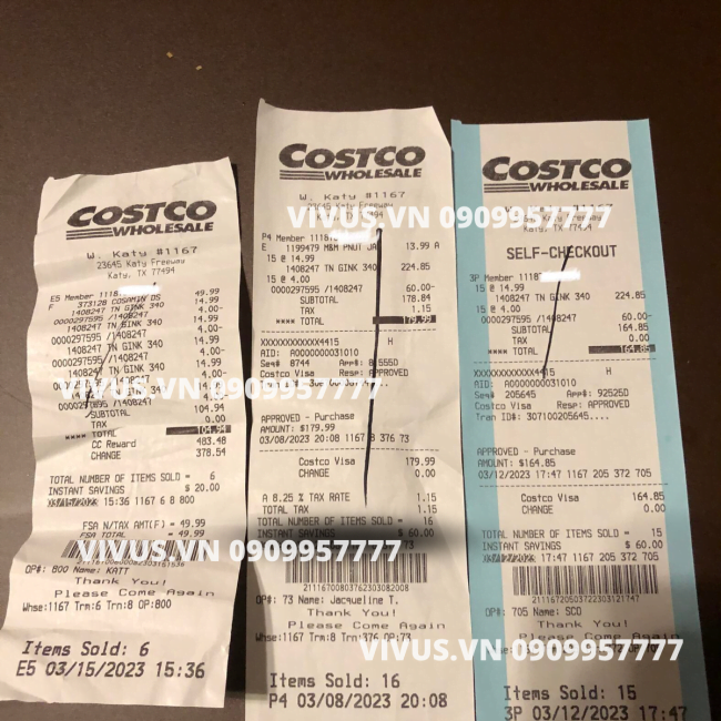 Viên Uống Bổ Não Ginkgo Biloba Trunature 340 Viên Mỹ Kèm Bill Mua Hàng Usa 16 Bill Mua Bổ Não Ginkgo Biloba Tại Costco