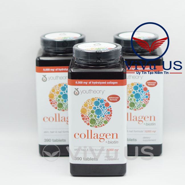 Collagen Youtheory 390 Viên Type 1 2 &Amp; 3 Của Mỹ (Mẫu Mới Nhất)