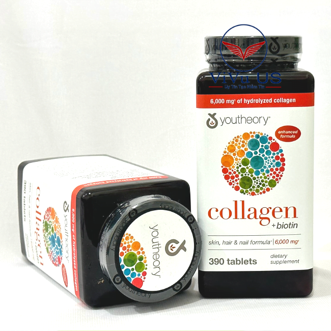 Collagen Youtheory 390 Viên Type 1 2 &Amp; 3 Của Mỹ