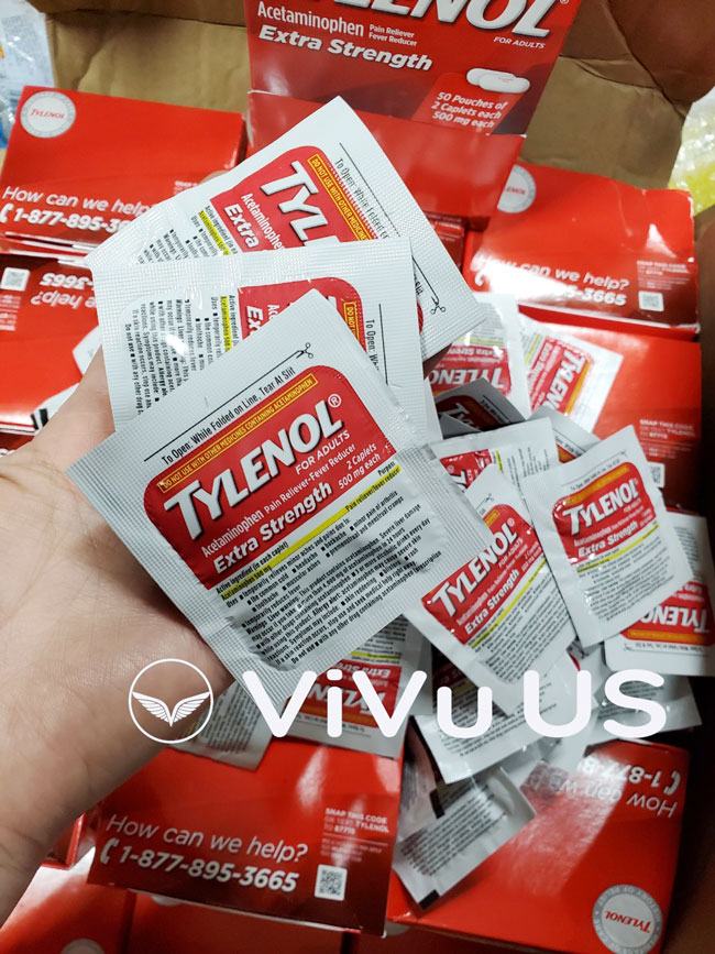 Tylenol Extra Strength 500Mg 100 Viên Mỹ