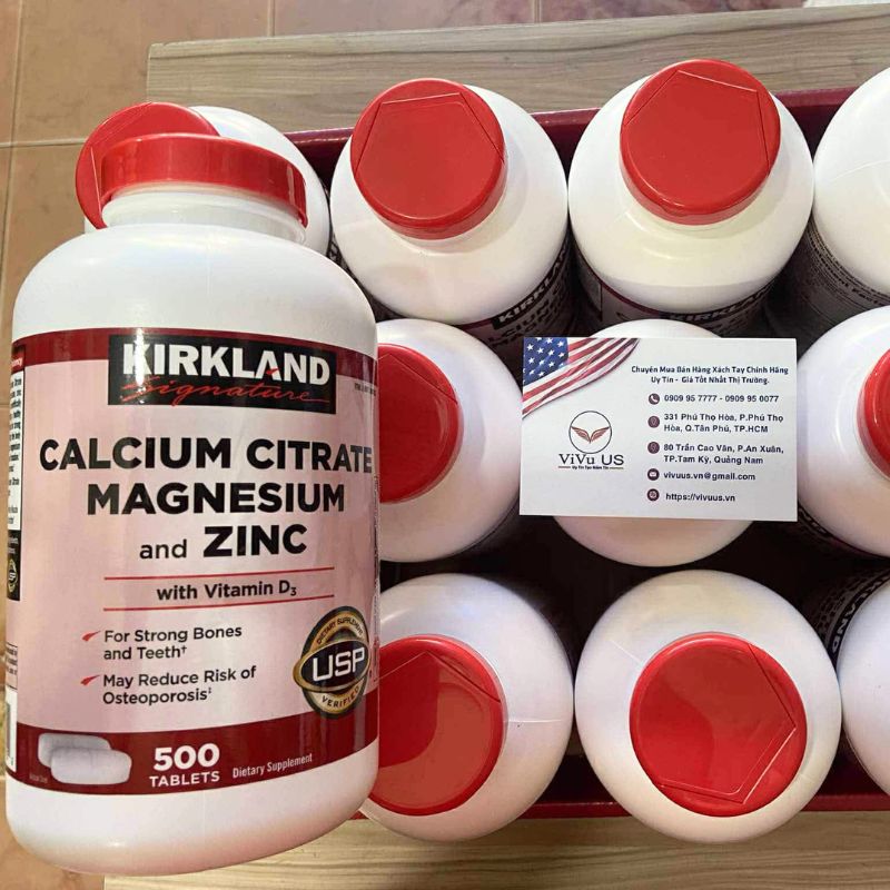 Calcium Citrate Magnesium And Zinc 500 Viên 