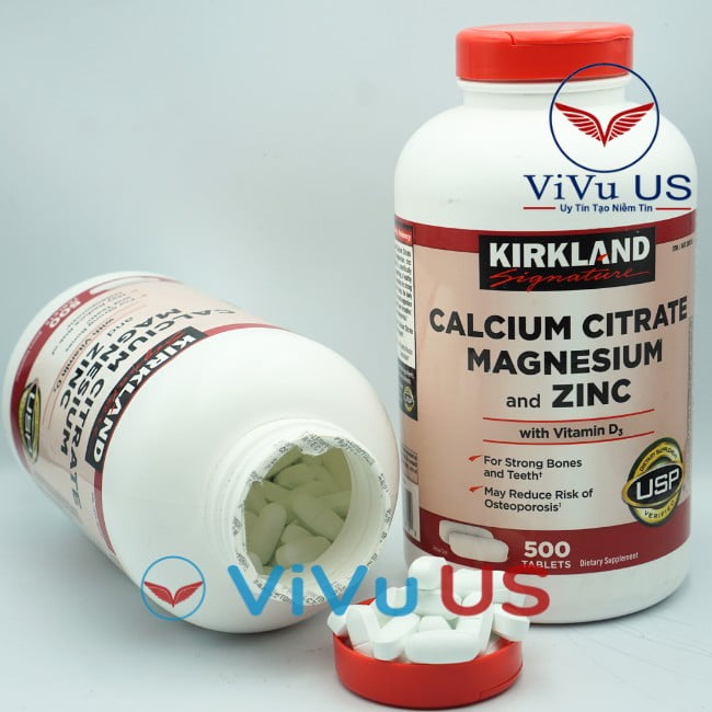 Calcium Citrate Magnesium And Zinc 500 Vien