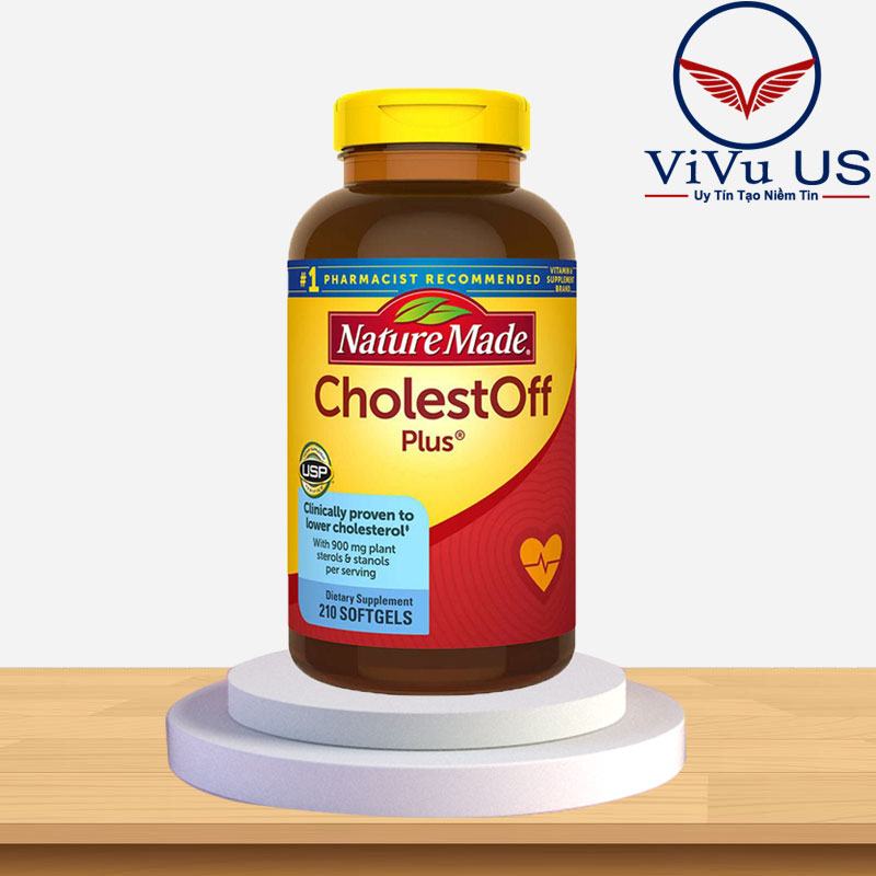 Review Viên Uống Giảm Cholesterol -Cholestoff Plus 210 Viên.