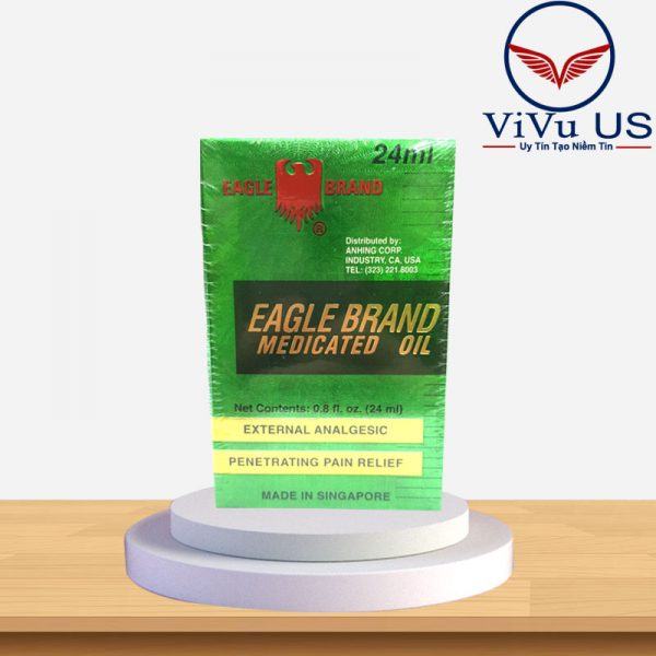 Dầu Gió Xanh Eagle Brand Medicated Oil 24Ml