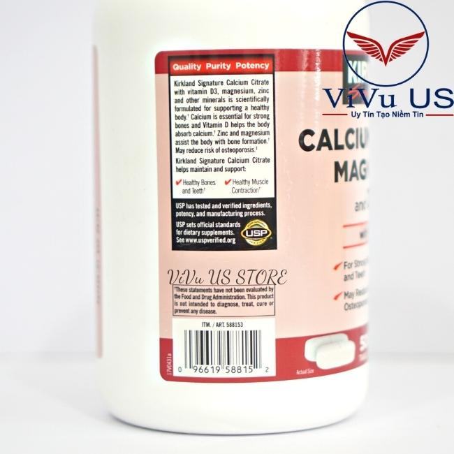 Mã Vạch Calcium Citrate Magnesium And Zinc