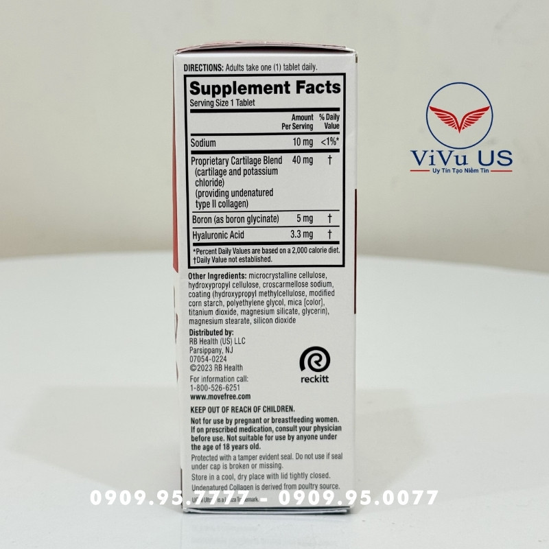 Thành Phần Move Free Ultra