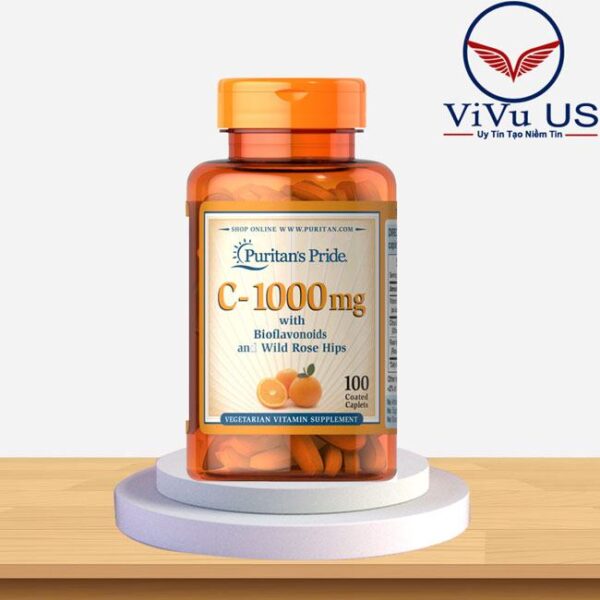 Viên Uống Vitamin C Puritan'S Pride 100 Viên Mỹ
