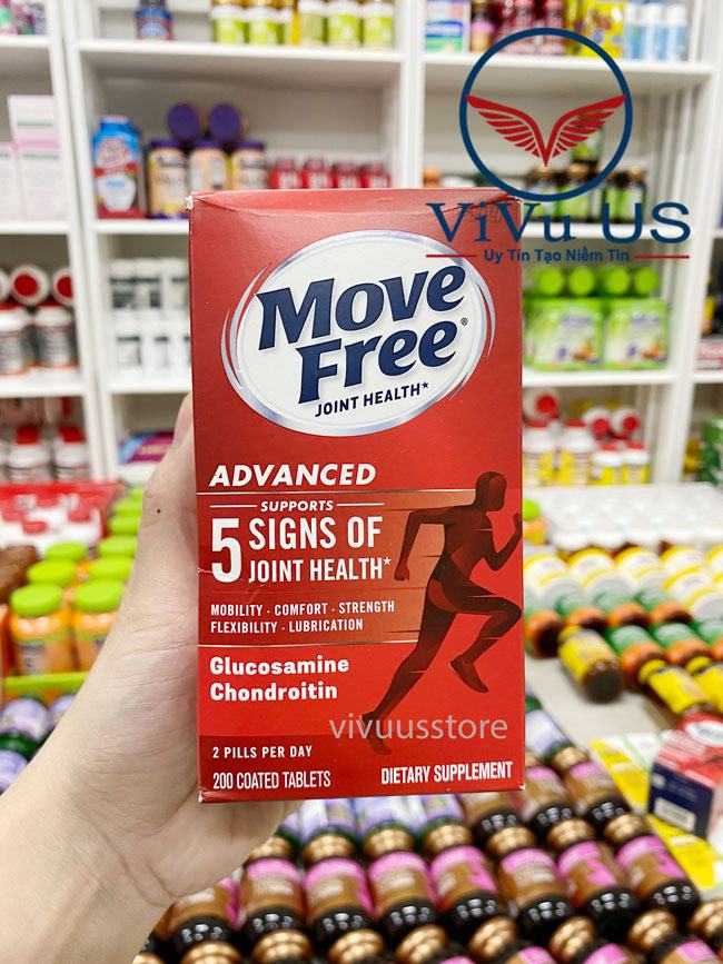 Viên Uống Bổ Khớp Schiff Move Free 200 Viên Joint Health Advanced (Mẫu Mới)