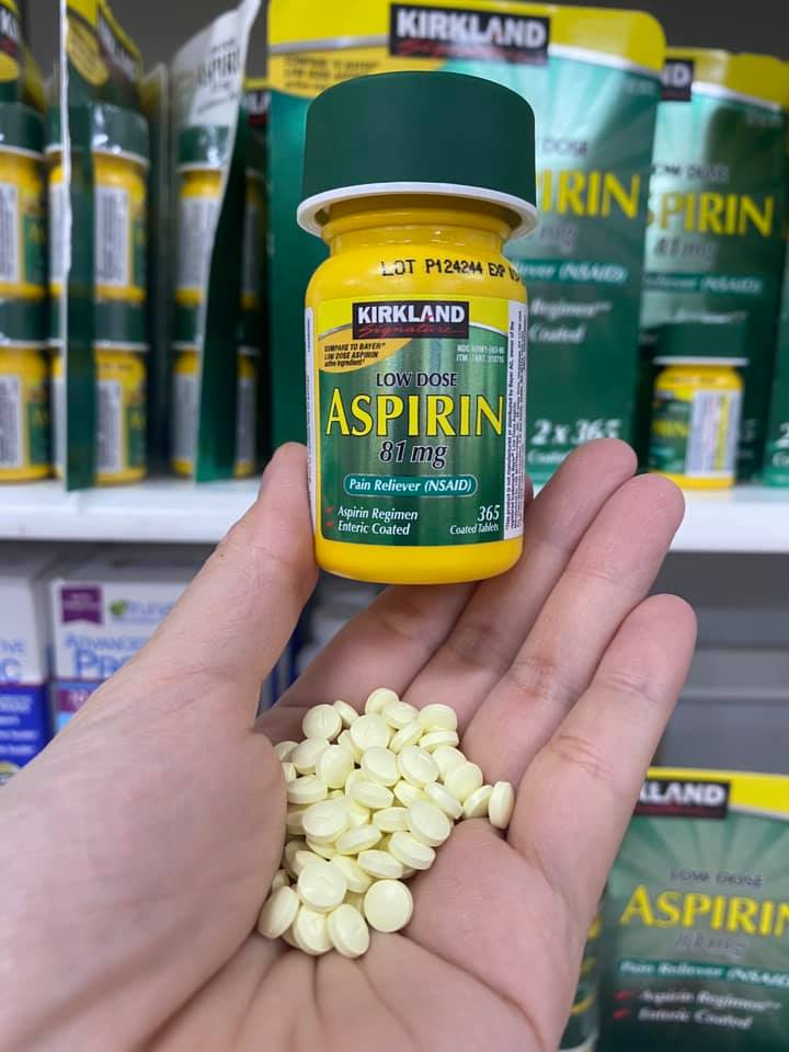 Review Viên Uống Aspirin 81Mg Giảm Đau Hạ Sốt