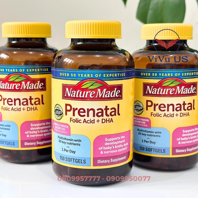 Vien Uong Prenatal Multi Dha 150 Vien Nature Made