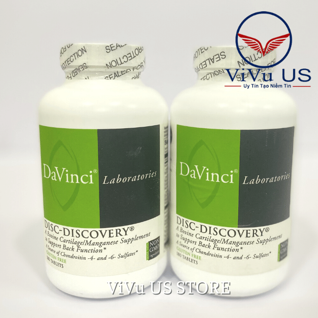 Viên Uống Hỗ Trợ Trị Đau Thoát Vị Đĩa Đệm Davinci Disc Discovery 180 Viên Của Mỹ 7 Davinci (2)