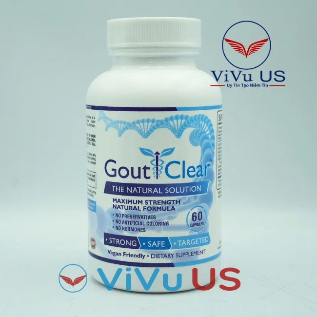 Viên Uống Gout Clear 60 Viên Usa (Cao Cấp) 5 Gout Clear