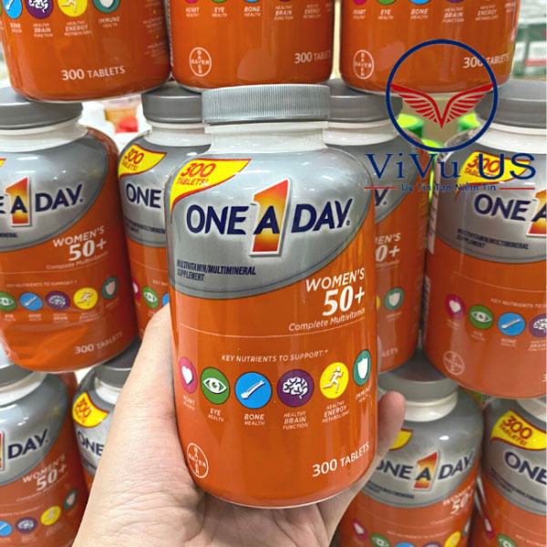 Viên Uống One A Day Women 50+ Multi Vitamin Advantage Women Formula 300 Viên Của Mỹ ( Mẫu Mới) 9 Viên Uống One A Day Women 50+ Multi Vitamin Advantage Women Formula 300 Viên Của Mỹ ( Mẫu Mới)