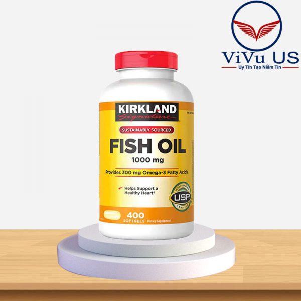 Dầu Cá Omega 3 Fish Oil 1000Mg Kirkland Chính Hãng Usa.