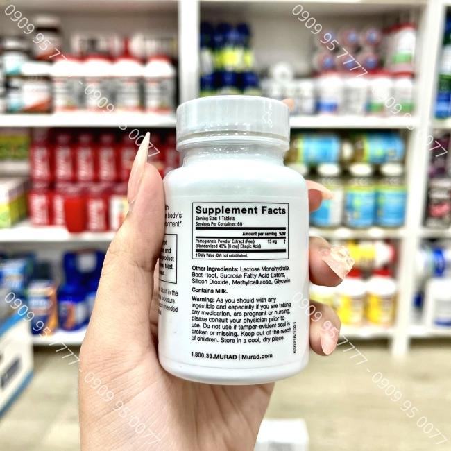Viên Uống Chống Nắng Murad Pomphenol Sunguard 60 Viên 5 Thành Phần Viên Uống Murad