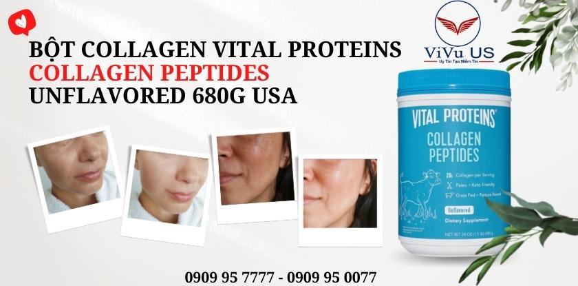 Bot Collagen Vital Proteins Collagen Peptides Unflavored 680G Cua My