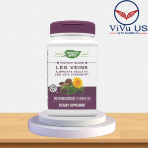 Viên Uống Nature’s Way Leg Veins 120 Viên - Hỗ Trợ Suy Giãn Tĩnh Mạch
