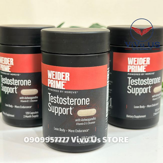 Weider Prime Testosterone Support 120 Vien