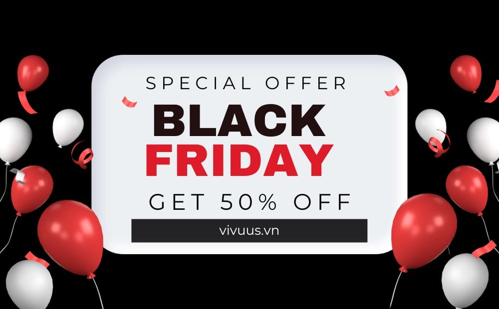 Black &Amp; Yellow Modern Black Friday Sale Medium Banner (Landscape) (1200 X 620 Px) (1000 X 620 Px)