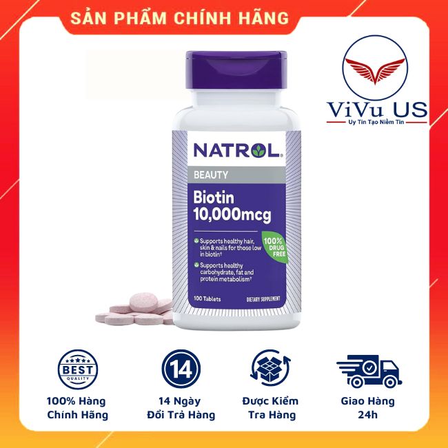 Natrol Biotin 10000Mcg