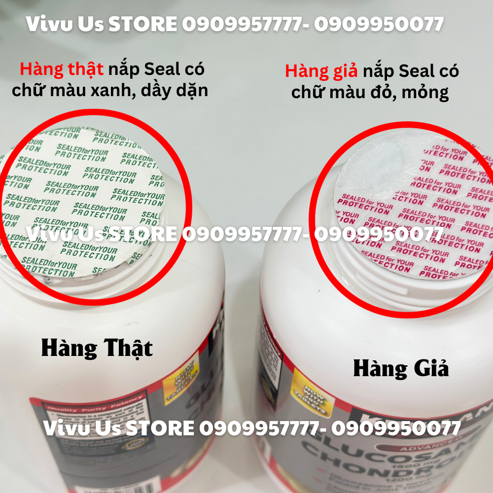 Cach Phan Biet Hang That Va Gia Vien Uong Glucosamine 1500Mg Chondroitin 1200Mg 280Vien