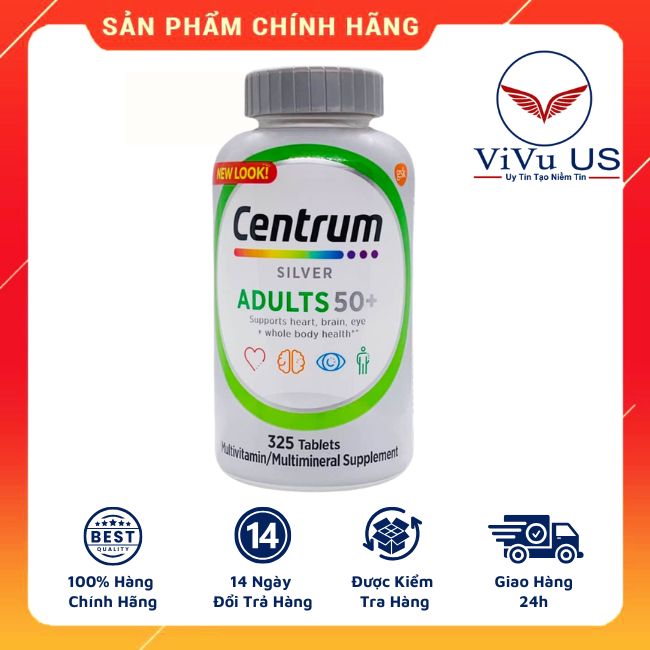 Centrum Silver Adults 50+ 325 Viên